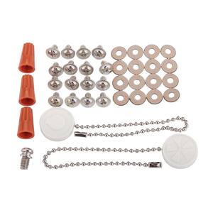 Clarkston 44 in. Brushed Nickel Parts Bag