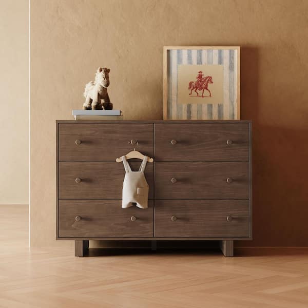 Texas Hazelnut 6-Drawer 47.75 in. Wide Dresser
