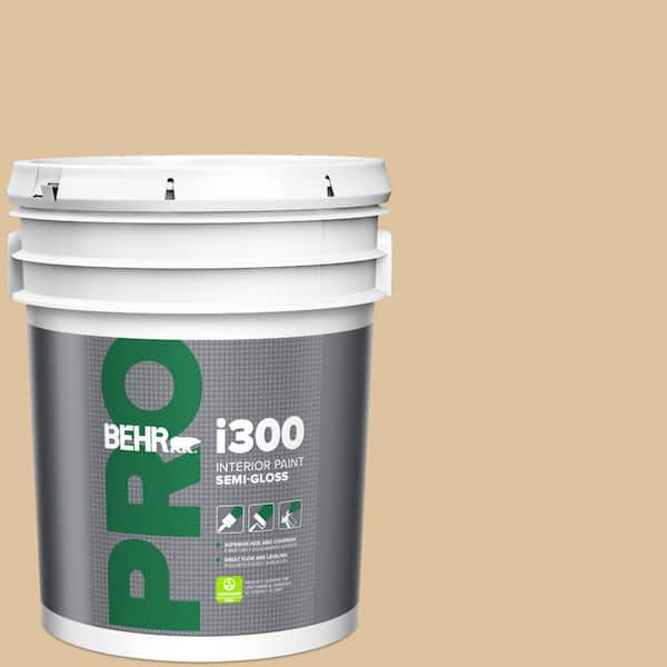 BEHR PRO 5 gal. #ECC-13-1 Canoe Semi-Gloss Interior Paint