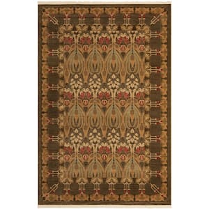 Edinburgh Carnation Brown 6' 0 x 9' 0 Area Rug