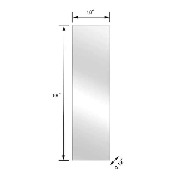 Glacier Bay 18 in. x 68 in. Classic Vanity Mirror Rectangle