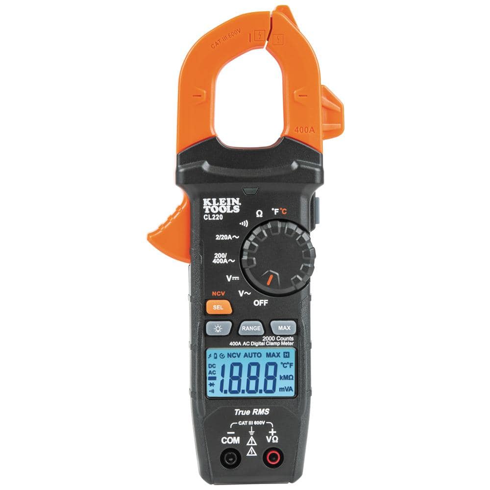 400 Amp Digital Clamp Meter, AC Auto-Ranging with Temp price history on PriceWatchPro
