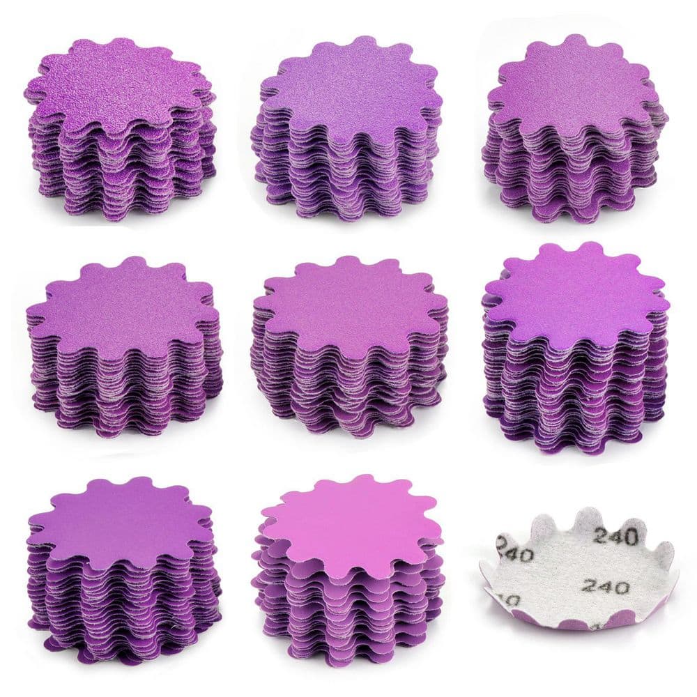 2 Inch Sanding Discs with Flex Edge, Hook and Loop, Wet Dry White Fused Alumina, Assorted  80-800 Grits, 80Pcs Pack price history on PriceWatchPro