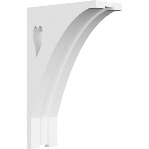 Ekena Millwork 1-7/8 in. x 7 in. x 4-1/2 in. PVC Winston Corbel
