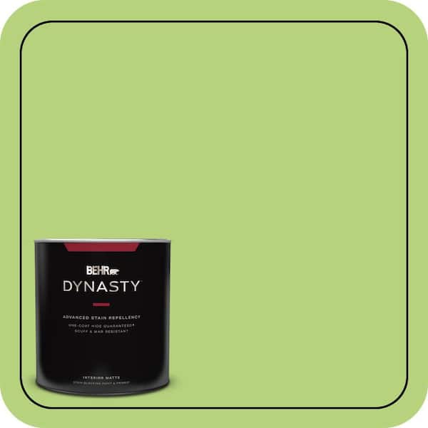 BEHR DYNASTY 1 qt. #420B-4 Tart Apple Matte Interior Stain-Blocking Paint and Primer