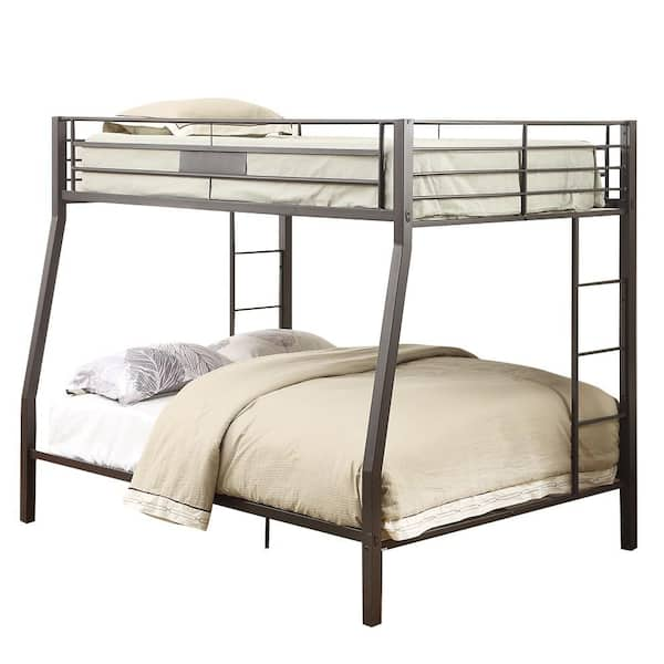 acme limbra black sand twin xl over queen bunk bed