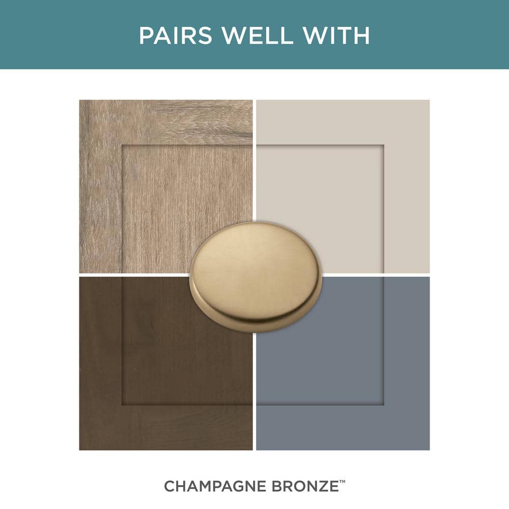 Champagne Bronze 6.3'' Industrial Bar Pull with Mounting Hardware