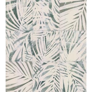 28.29 sq. ft. Cubism Palm Peel and Stick Wallpaper