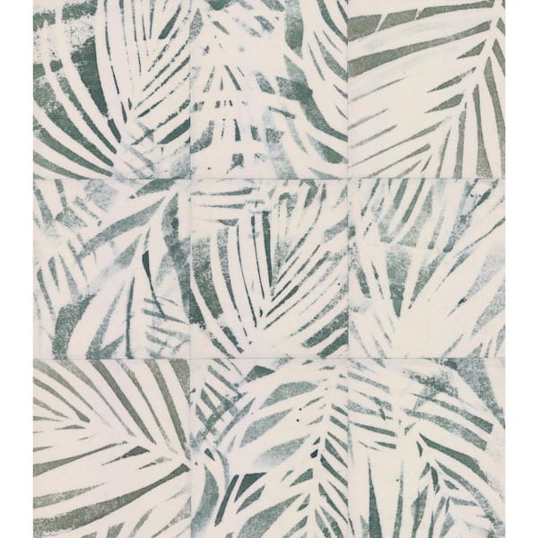 Mr. Kate 28.29 sq. ft. Cubism Palm Peel and Stick Wallpaper