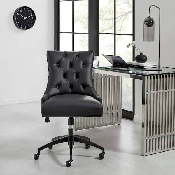 matte black office chair