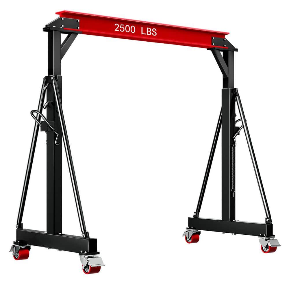1 Ton Portable Gantry Crane-Adjustable Height and Width, Heavy-Duty Shop Lift Hoist price history on PriceWatchPro