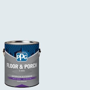 1 gal. PPG1155-1 Summer Shower Satin Interior/Exterior Floor and Porch Paint