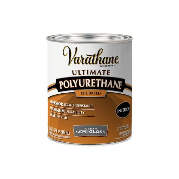 Varathane 1 qt. Clear Semi-Gloss 275 VOC Oil-Based Interior Polyurethane