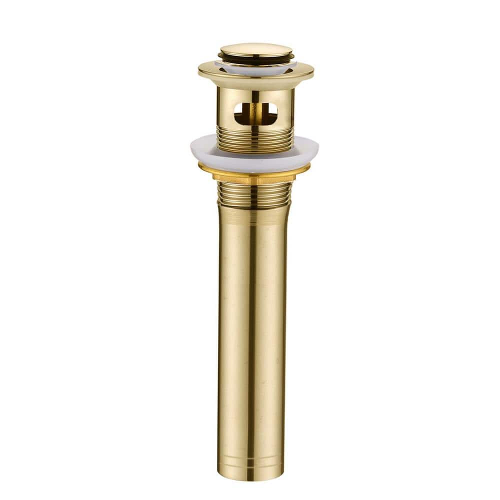 Bathroom and Vessel Sink Pop-Up Drain with Overflow in Brushed Gold price history on PriceWatchPro