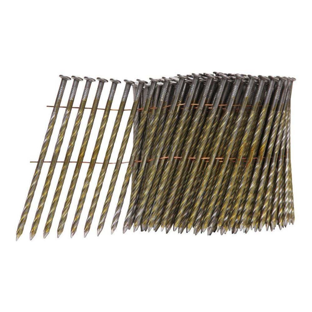 BOSTITCH 21/2 in. x 0.099 Coil 6M Bright Steel ScrewShank Framing