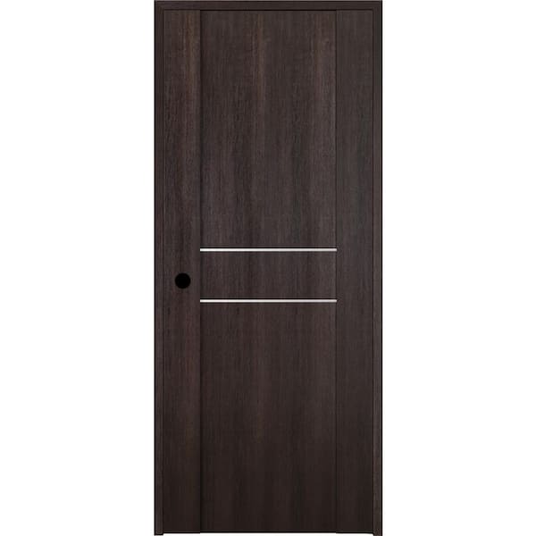 Belldinni 24 in. x 80 in. Vona Right-Handed Solid Core Veralinga Oak Textured Wood Single Prehung Interior Door