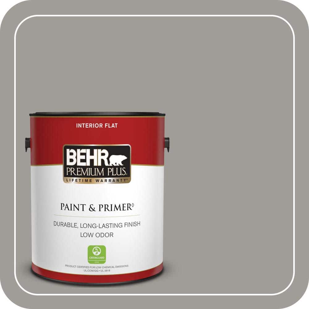 1 gal. #BNC-17 Casual Gray Flat Low Odor Interior Paint & Primer price history on PriceWatchPro