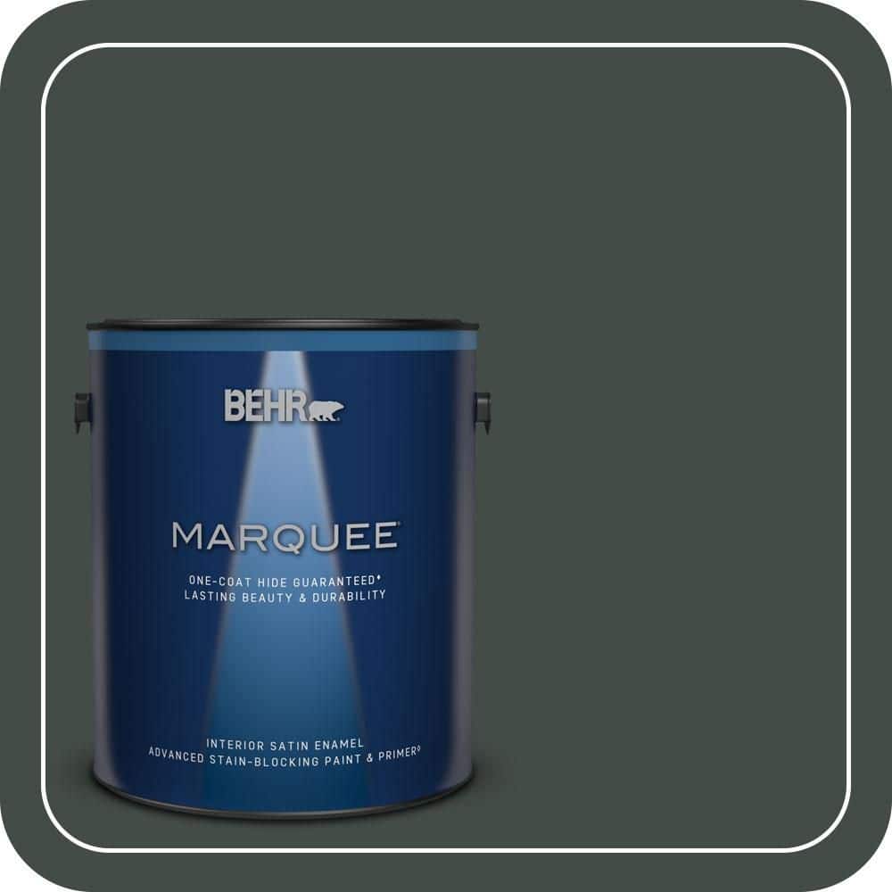1 gal. Home Decorators Collection #HDC-CL-21 Sporting Green Satin Enamel Interior Paint & Primer product image for price tracking