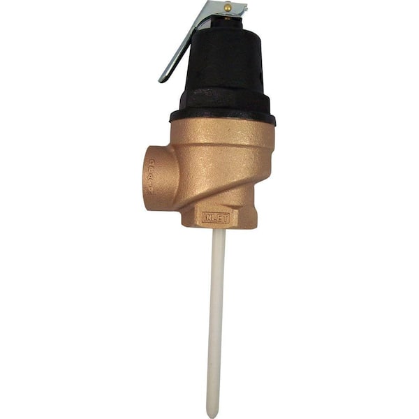 Cash Acme 1 in. Brass FPT Inlet FVX-5L Commercial Temperature and Pressure Relief Valve