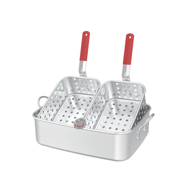 18QT Aluminum Pan & Double Basket Kit
