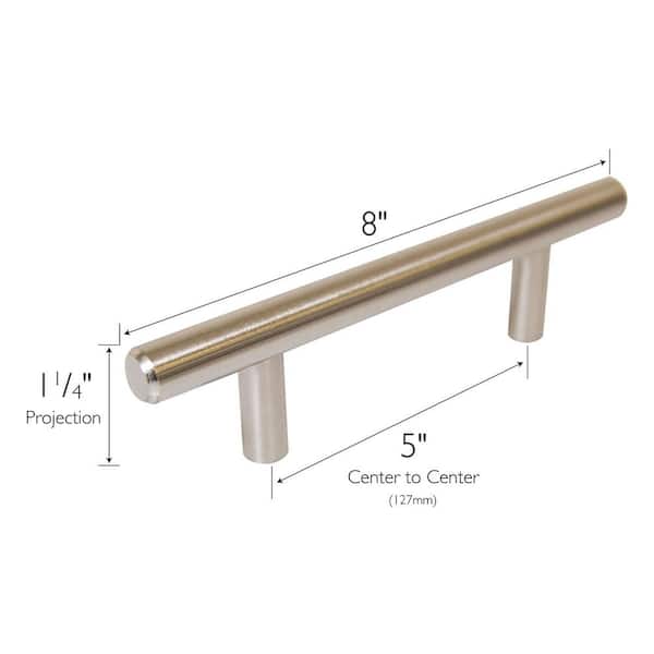 5 in. (127 mm) C-C Truss Stainless Steel Cabinet Pull (10-Pack)