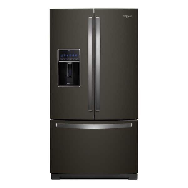 Whirlpool 26.8 cu. ft. French Door Refrigerator in Fingerprint Resistant Black Stainless