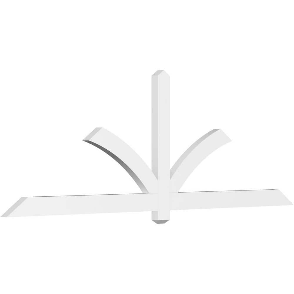 96 in. W x 32 in. H x 2 in. D x 4 in. F, 8/12 Pitch, Redmond Signature Urethane Gable Bracket, Primed Tan price history on PriceWatchPro