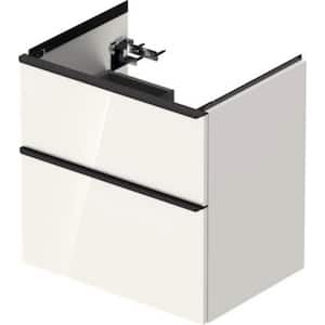 D-Neo 25 in. W x 17.75 in. D x 24.625 in. H Bath Vanity Cabinet without Top in White High Gloss