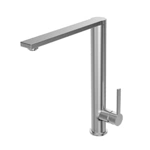 Cebu 1-Handle Stainless Steel Standard Kitchen Faucet in Brushed Stainless