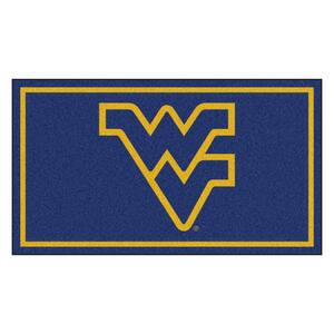 NCAA West Virginia University 3 ft. x 5 ft. Ultra Plush Area Rug