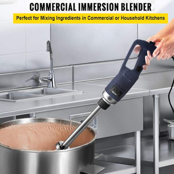 VEVOR Commercial Immersion Blender Constant Speed 350-Watt Hand Mixer  Stainless Steel Hand Blender with Remove Shaft,Black SCJBQ350W30CMOKA1V1 -  The Home Depot