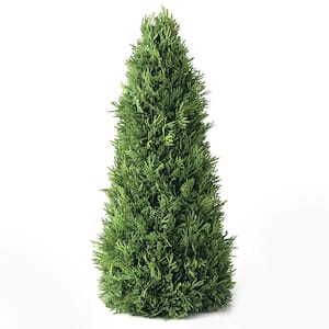 22 in. Green Artificial Cedar Tree
