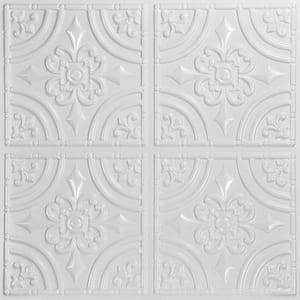 Pack of 1 Black From Plain To Beautiful In Hours 148 Tiny Tulips PVC 2' x 2' Glue-up Ceiling Tile Pack of 1 Black From Plain To Beautiful In Hours 148 Tiny Tulips PVC 2' x 2' Glue-up Ceiling Tile