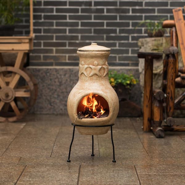 Iron Chimenea Stand Chiminea Stand Fire Bowl Stand Fire Pit Stand Patio Heater 