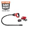 M18 FUEL Brushless Cordless 4 ft. Concrete Pencil Vibrator Kit w/6.0 Ah Battery
