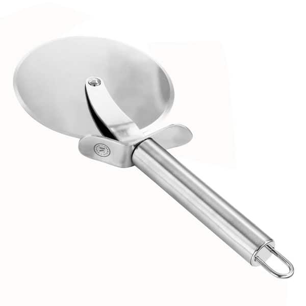 Stainless Steel Pizza Cutter with Non-Slip Handle Portable Dishwater-safe by Commercial Chef