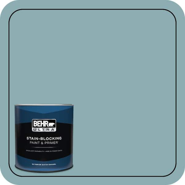 BEHR ULTRA 1 qt. #510F-4 Bon Voyage Satin Enamel Exterior Paint & Primer