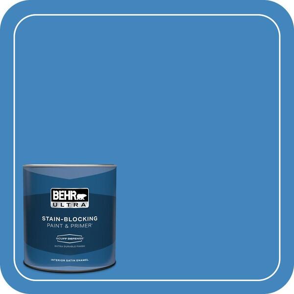 BEHR ULTRA 1 qt. #560B-6 Warm Spring Extra Durable Satin Enamel Interior Paint & Primer