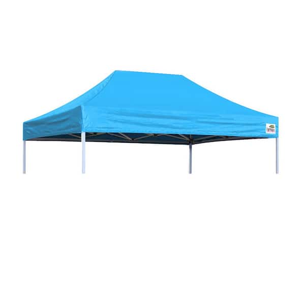Terracemaster USA Pop Up 8 ft. x 12 ft. Replacement Canopy Tent Top Cover, Instant Ez Canopy Top Cover ONLY (sky blue)