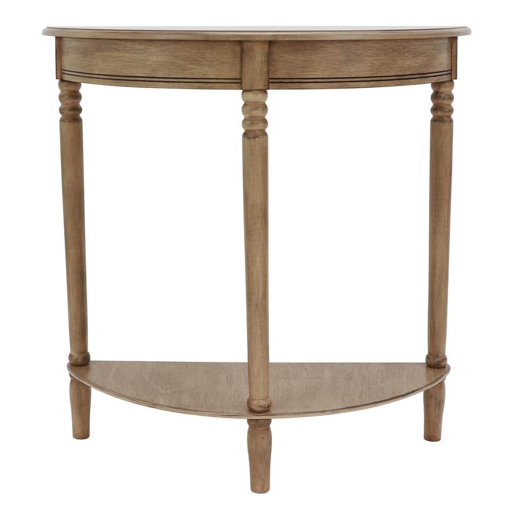 Decor Therapy Simplicity 29 In Oak, Antique Round End Tables With Storage