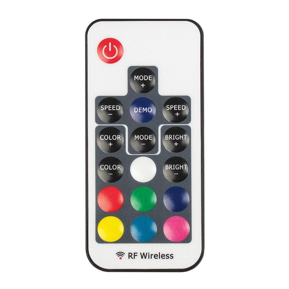 White Battery Powered USB LED Strip Light Kit with Remote