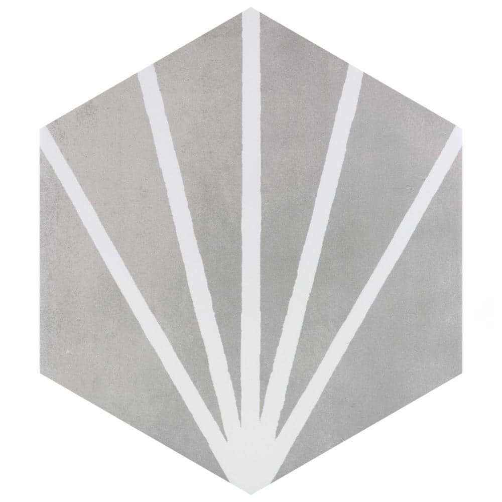 Horizon Dusk Hex Gris 7-3/4 in. x 9 in. Ceramic Floor and Wall Tile (8.88 sq. ft. /Case) price history on PriceWatchPro