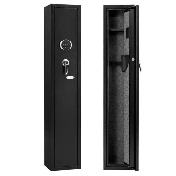 Steel Gun Safe for 3 Rifle Pistol Biometric Firearm Security Safe,1.73 Cubic Ft 