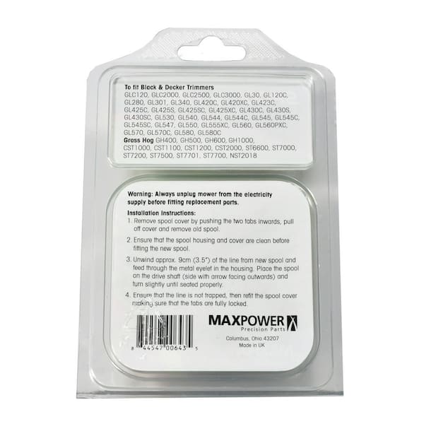 Maxpower 332900 Replacement Spool for Black & Decker Af-100