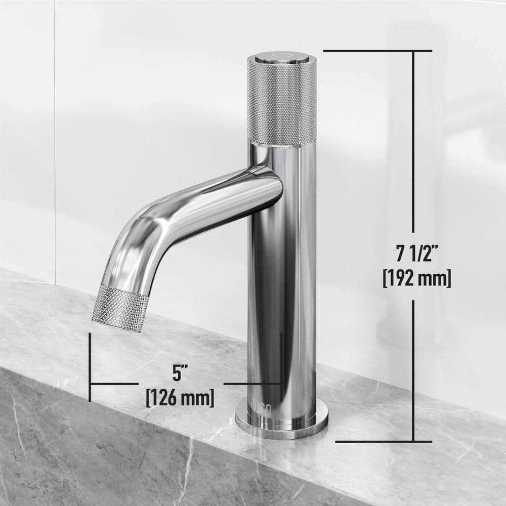 Apollo High-Arc Single-Handle Bathroom Faucet in Premium Chrome