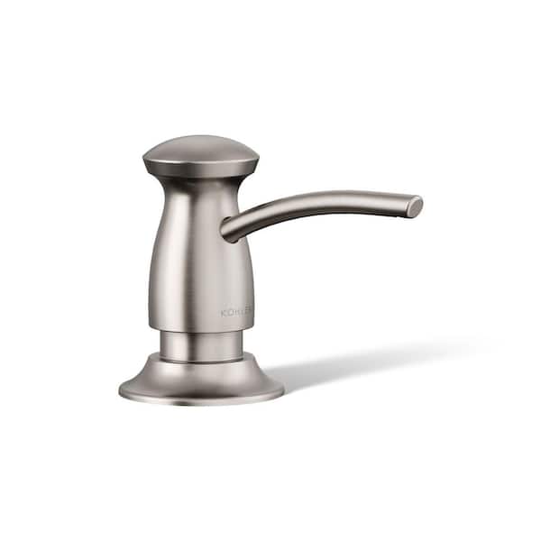Transitional Design Soap/Lotion Dispenser in Vibrant Stainless