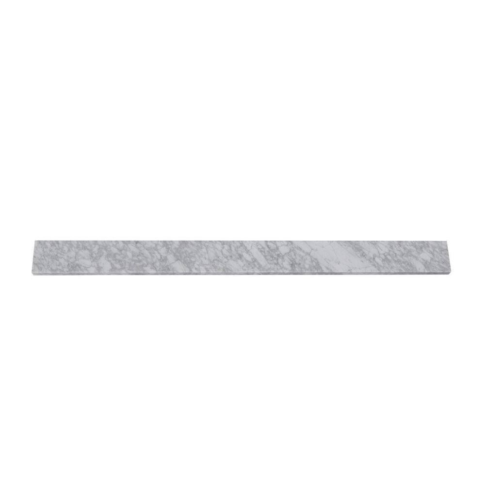 48 in. W Marble Vanity Backsplash in Carrara White price history on PriceWatchPro