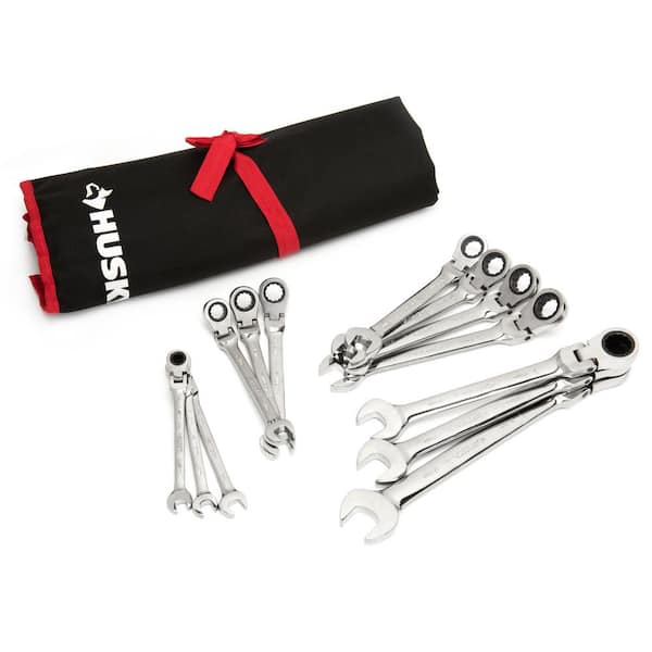 Master Metric Flex Head Ratcheting Wrench Set (13-Piece)