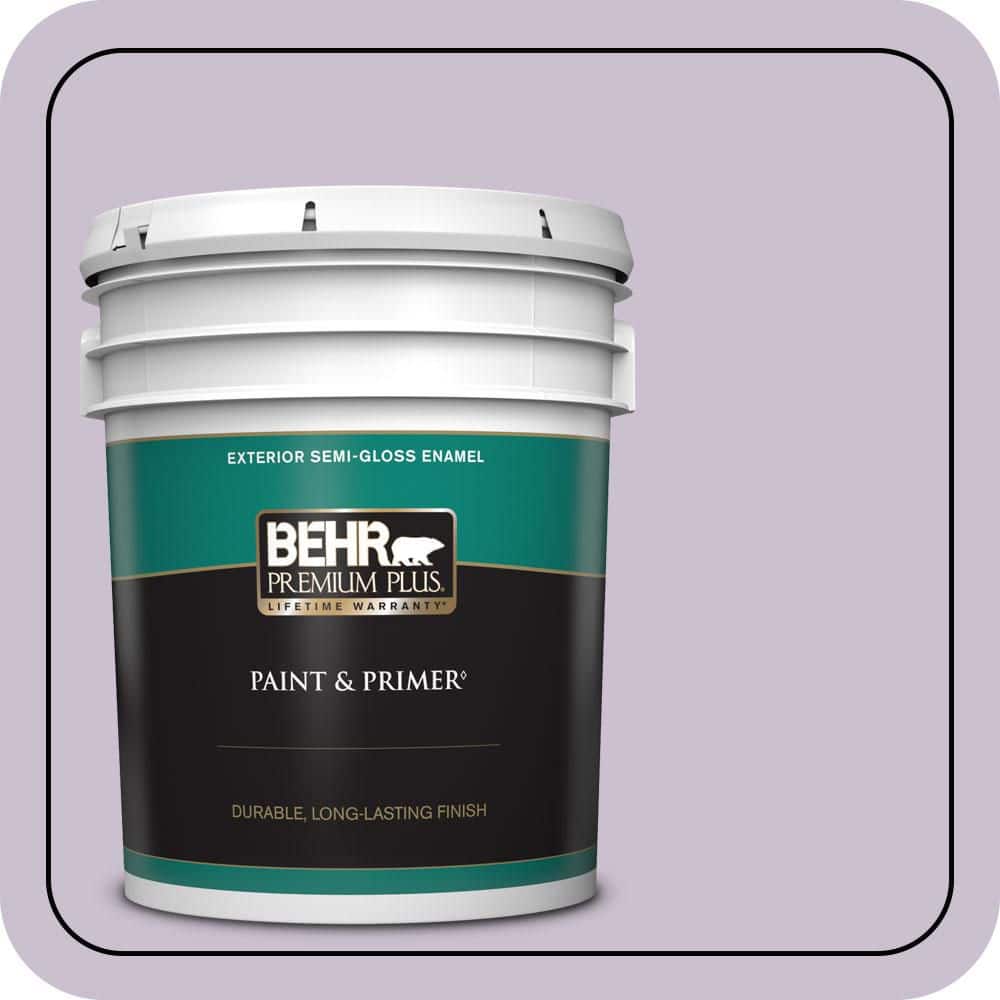 5 gal. #S100-2 Romantic Poetry Semi-Gloss Enamel Exterior Paint & Primer price history on PriceWatchPro
