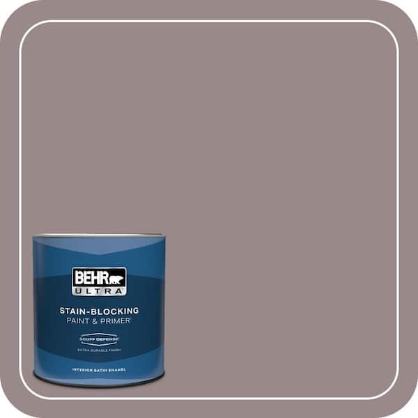 BEHR ULTRA 1 qt. #MQ1-37 Fashion Week Extra Durable Satin Enamel Interior Paint & Primer